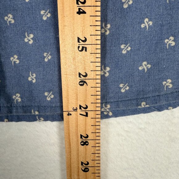 Levis S Blue Pearl Snap Button Shirt Long Sleeve White tag Rare Vintage 1970s - Picture 4 of 9